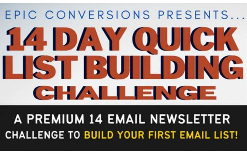 14 Day Quick List Building Challenge Review